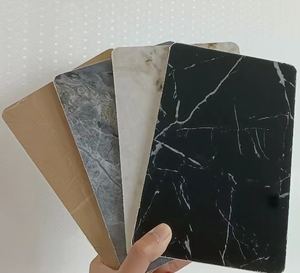 Panneau WPC flexible, revêtement mural et de plafond décoratif, couleur travertin, panneaux muraux en bois de bambou - Product Image 3