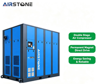 Pompa Udara Sekrup Stasioner Hemat Energi Dua Tahap Airstone 315kw 420hp Berkualitas Tinggi Rendah Kebisingan 7bar 8bar 10bar 13bar