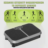 Plateforme vibrante pour entraînement musculaire et mise en forme du corps entier, vitesse réglable, silencieuse, logo personnalisé