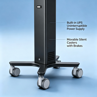 Chariot dentaire mobile tout-en-un de haute qualité avec scanner intra-oral et moniteur pour clinique et laboratoire dentaires