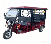 Tuk-tuk Électrique 2025 Haute Vitesse 72V 2000W, Véhicule Passager à Trois Roues pour Adultes, 7 Places, Grande Autonomie