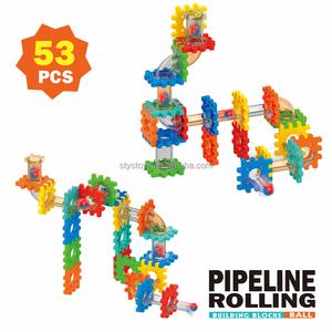マーブルランレーストラック53個重力マーブル迷路ゲームビルディングブロック - Product Image 3