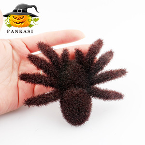 Araña Decorativa de Halloween Fankasi, Negra y Marrón, Material PP, Decoración Interior para Fiestas y Salas de Escape - Product Image 4