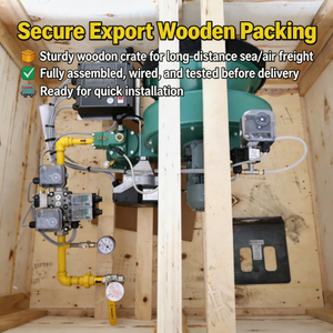 Brûleur industriel multi-combustible Eclipse RA0400 <span class=keywords><strong>avec</strong></span> régulateur de rapport air/<span class=keywords><strong>gaz</strong></span>, pièce de chaudière pour fours et fours industriels - Product Image 6