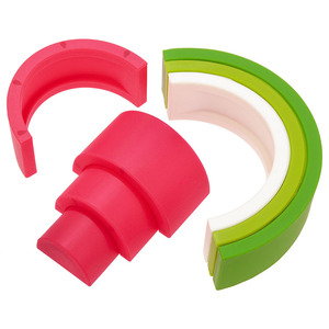 Manufacturer's Watermelon <strong>Shape</strong> 3D Building <strong>Blocks</strong> Fun Educational Silicone Stacking Toys Easy Clean Customizable for Kids - Product Image 6