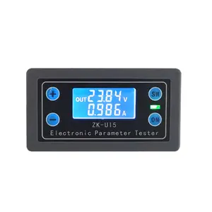 Multifunzione Voltmetro Amperometro Digitale Display LCD Volt di Tensione di Corrente Tester del Tester Suono Luce Allarme Indicatore di Tensione DC 5V