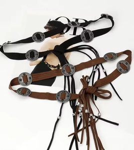 Cinturón Personalizado de Venta Directa de Fábrica, Estilo Bohemio Retro, Hebilla de Moneda de Cobre, Cadena para la Cintura, Cinturón Sencillo de Moda - Product Image 3