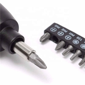 Destornillador eléctrico con batería de 6V, destornillador inalámbrico, herramienta de taladro, juego de destornilladores eléctricos + 11 Uds., accesorios de brocas - Product Image 4
