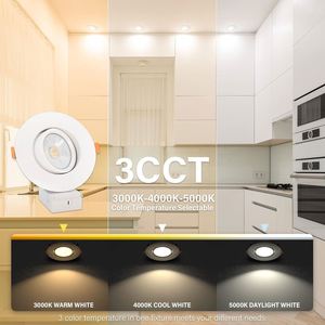 ไฟสปอตไลท์ LED ติดเพดานแบบมินิ รุ่นใหม่ 5G ซุปเปอร์สลิม สำหรับบ้านและสำนักงานทันสมัย 3W-12W 100lm/w มุมลำแสง 36 องศา 3000K/6500K ประหยัดพลังงาน Ra80 - Product Image 2