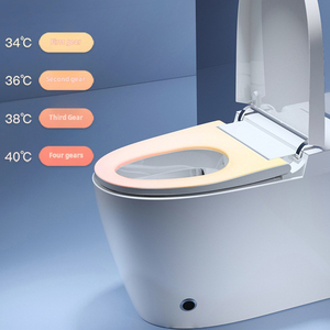 Toilette domestique en céramique grand diamètre silencieux économie d'eau Super Vortex <span class=keywords><strong>Siphon</strong></span> siège chauffage télécommande petite taille - Product Image 6