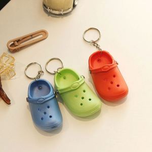 Wholesale Spot Goods 3D <b>Plastic</b> Slipper Keychain Mini Slippers <b>Key</b> <b>Chain</b> for Charms Gift Simulation <b>Key</b> <b>Chain</b> Slippers Pendants - Product Image 3