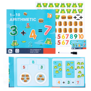 Vente en gros de papier éducatif précoce pour enfants 1-10 <span class=keywords><strong>livre</strong></span> d'arithmétique comptage de mathématiques dans les 10 <span class=keywords><strong>livre</strong></span> d'apprentissage <span class=keywords><strong>livre</strong></span> de calcul et de jeu - Product Image 5