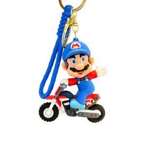 Porte-clés en PVC, figurine de dessin animé Mario, pendentif pour sac à dos, porte-clés de voiture, petit cadeau pour machine à griffes - Product Image 5