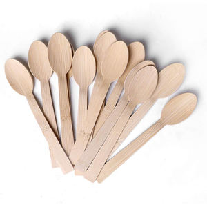 ช้อนไม้ไผ่ย่<span class=keywords><strong>อย</strong></span>สลายได้พร้อมโลโก้ออกแบบได้ตามต้องการสำหรับงานปาร์ตี้กลางแจ้งหรือการเดินทางอาหาร - Product Image 6