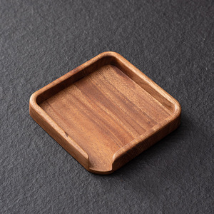 Wooden Compartment <b>Tray</b> Solid Wood 4 Section Dried Fruit <b>Tea</b> Serving Living Room Home Use - Product Image 4