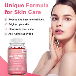 Suplemen Pencerah Kulit Glutathione Gummies dengan Kolagen Laut untuk Dewasa, Permen Gummy 60pcs - Product Image 6