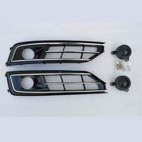 Pour A8 W12, cadre de phare antibrouillard 2014-2017, grille d'admission d'air avant haut de gamme modifiée pour A8, cache de phare antibrouillard