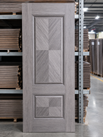 Panneau de porte en mélamine MDF 3,7 mm, surface de porte intérieure pré-finitionnée sans peinture, densité moyenne