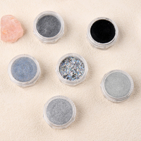 NOUVEAU Poudre miroir non microplastique aux normes européennes Couleur 1g Revêtement en poudre chromée Effet miroir pour ongles