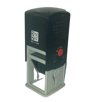 Machine à tamponner automatique compacte carrée en plastique ABS, taille d'impression 30 x 30 mm, tampon encreur personnalisé pour bureau, sceau d'encre RECEPTE