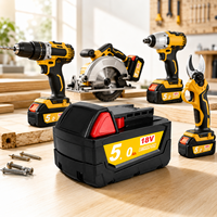 Batterie de remplacement au lithium-ion 18V 5.0Ah pour outils électriques sans fil Milwaukee, vente en gros