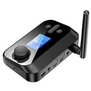 New Wireless Audio Receiver Dual Output optical fiber Audio Transmitter