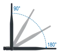 Matériel en caoutchouc de production d'usine d'antenne DBi à Gain élevé 5-12 vertical pour dispositifs de Communication 2.4G 5.8G WIFI 3G 4G 5G