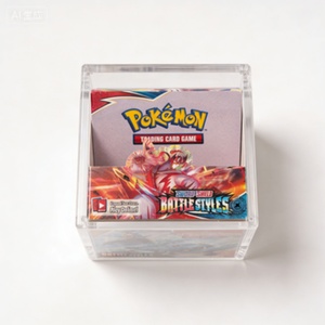 กล่องอะคริลิคกันรังสียูวีสำหรับใส่การ์ด TCG แบบสั่งทำจากโรงงาน พร้อมฝาปิดแม่เหล็ก - Product Image 3