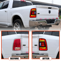 Neues Design Auto-LED-Rücklicht für Dodge Ram 2009-2018 12V Rückbremslicht Rückleuchte OE Großhandel Rücklicht Neu