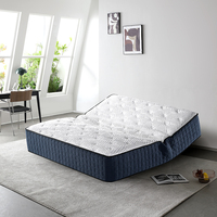 Matelas électrique de luxe en mousse à mémoire de forme d'ODM Fourniture en usine Massage du sommeil par IA Matelas de lit intelligent réglable de grande taille
