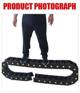 รางสายเคเบิลพลาสติกชนิดสะพาน ทำจากไนลอน PA66 สำหรับเครื่อง CNC สำหรับสายเคเบิลแบบ Drag <span class=keywords><strong>Chain</strong></span> - Product Image 2