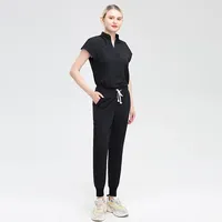 Tenues d'hôpital tissées de qualité supérieure, uniformes médicaux et d'infirmières, mélange polyester-spandex, fabrication professionnelle