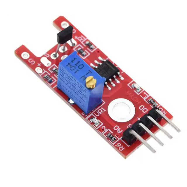 4pin KY-024 Linear Magnetic Hall Switches Speed Counting Sensors Module