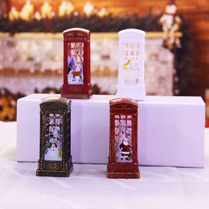 Hot Sales 1L Led Light with Battery Telephone Booth Christmas Led Lantern for Home <b>Table</b> <b>Mini</b> Ornament Decorative Lighting - Product Image 5