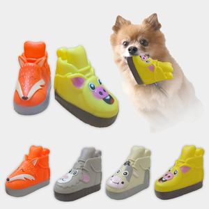 Üretici Toptan Satış, Karikatür Hayvan Ayakkabı Serisi Köpek Çiğneme Sesli Oyuncak, Tüm Köpek Irkları için Eğlenceli Köpek İnteraktif Sesli Oyuncak - Product Image 1