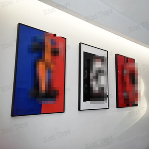 Nuevo Marco de Exhibición de Pared Personalizable, Decoración del Hogar, Múltiples Estilos, Plástico, Modelo Famoso, Regalo, Marco para Bloques de Construcción de Autos Deportivos - Product Image 2