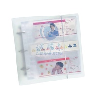 Venta al por mayor PP cubierta lema Binder con eslogan de Kpop 30/ 50/70 hojas de manga