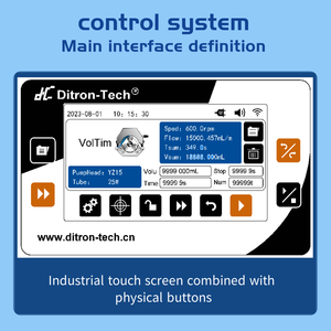 Máquina de llenado de líquido para limpiaparabrisas pequeño con pantalla táctil Ditron, botella de agua para jarabe - Product Image 2