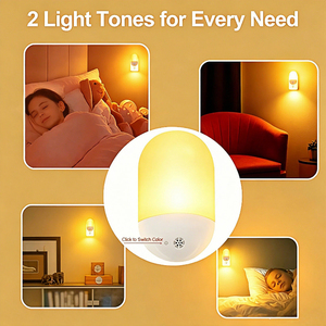 Custom Logo 565–590 nm Night <b>Light</b> Dusk to Dawn Night Lamp <b>Led</b> Presence Night <b>Light</b> for Bedroom Bathroom <b>Hallway</b> nachtlampe - Product Image 2