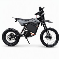 Moto tout-terrain électrique F18 à transmission intermédiaire et suspension intégrale pour adultes