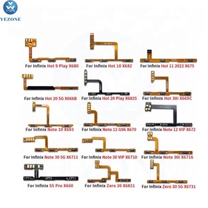 สายแพรปุ่มเปิดปิดและปุ่มปรับระดับเสียง Yezone Wholesale สำหรับ <span class=keywords><strong>OPPO</strong></span> Samsung A04 A10 A11 A14 A15 A20 <span class=keywords><strong>A30</strong></span> Infinix Xiaomi VIVO อะไหล่ซ่อม - Product Image 2