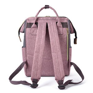 De nylon impermeable multifunción de gran capacidad portátil de mamá pañal mochila lindo bebé bolsa de pañales - Product Image 3