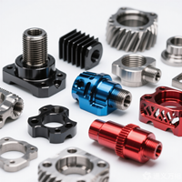 Services de fraisage CNC sur mesure, usinage de précision en aluminium anodisé et acier inoxydable, perçage, tolérance de 0,05 mm, 200 Heat
