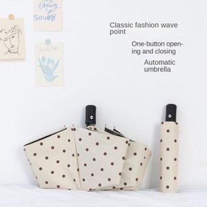 Paraguas Plegable Automático ALT BSCI, Regalos Empresariales Personalizados, Protección UV, 97 cm de Diámetro Abierto, Promocional, Diseño de Ondas, Negro - Product Image 3