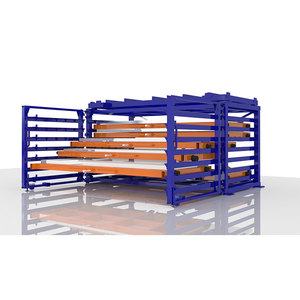 Bastidores voladizos de grado industrial: construcción de acero pesado Estantes extraíbles de chapa metálica No más frustración de cajones rígidos - Product Image 1