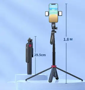 2024 yeni cep telefonu aksesuarları Smartphone canlı akış vvideo Video fotoğrafçılığı Selfie sopa Tripod