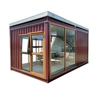 Maisons préfabriquées modernes pliables et mobiles sur mesure avec conteneur extensible en acier de 20 pieds ou 40 pieds pour bureau, hôtel, boutique