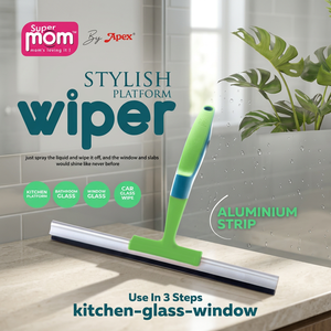 Anax Platform Wiper Rubber Glass Cleaner Plastic Strip with <b>Hook</b> for Window Shower Kitchen Bathroom <b>Car</b> - Product Image 2