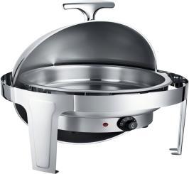 Chauffe-plat <span class=keywords><strong>rond</strong></span> pour <span class=keywords><strong>buffet</strong></span> et traiteur d'une capacité de 6 litres - Product Image 2