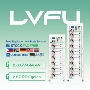 แบตเตอรี่ลิเธียม LiFePO4 รุ่น LVFU LFH51100 แรงดันสูง 153.6V-614.4V ความจุ 20-120KWh รองรับการสื่อสารแบบ CAN ติดตั้งบนแร็ค - Product Image 1